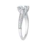 18 Kt White Gold Carizza Boutique Bridal Engagement Ring