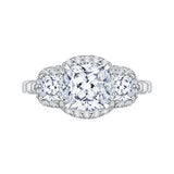 18 Kt White Gold Carizza Boutique Bridal Engagement Ring