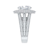 18 Kt White Gold Promezza Bridal Engagement Ring