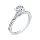 14 Kt White Gold Promezza Bridal Engagement Ring