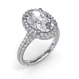 18Kt White Gold Bridal Engagement Rings