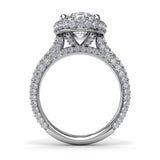 18Kt White Gold Bridal Engagement Rings