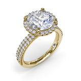 14Kt Yellow Gold Bridal Engagement Rings