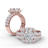14Kt Rose Gold Bridal Bands