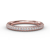 14Kt Rose Gold Bridal Bands
