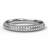 18Kt White Gold Bridal Bands