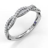 18Kt White Gold Bridal Bands