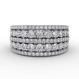 Platinum Diamond Fashion Bands