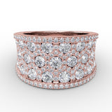 14Kt Rose Gold Color Fashion Fashion Rings