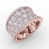 14Kt Rose Gold Color Fashion Fashion Rings