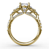 14Kt Yellow Gold Bridal Engagement Rings