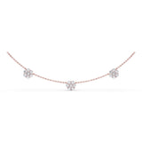 14Kt Rose Gold Diamond Fashion Necklaces