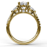 18Kt Yellow Gold Bridal Engagement Rings