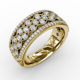 18Kt Yellow Gold Diamond Fashion Bands