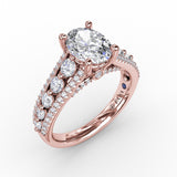 18Kt Rose Gold Bridal Engagement Rings