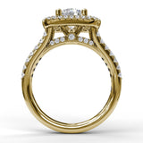 14Kt Yellow Gold Bridal Engagement Rings