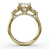 14Kt Yellow Gold Bridal Engagement Rings