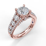 14Kt Rose Gold Bridal Engagement Rings