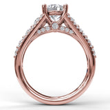 14Kt Rose Gold Bridal Engagement Rings