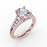 18Kt Rose Gold Bridal Engagement Rings