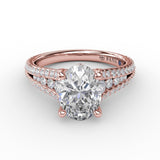 18Kt Rose Gold Bridal Engagement Rings