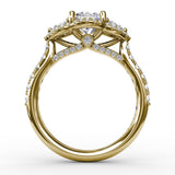 18Kt Yellow Gold Bridal Engagement Rings