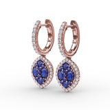 14Kt Rose Gold Color Fashion Earrings