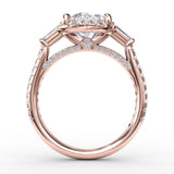 14Kt Rose Gold Bridal Engagement Rings