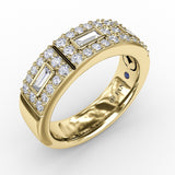 14Kt Yellow Gold Diamond Fashion Bands