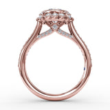 18Kt Rose Gold Bridal Engagement Rings