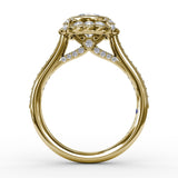 18Kt Yellow Gold Bridal Engagement Rings