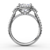 14Kt White Gold Bridal Engagement Rings