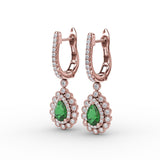 14Kt Rose Gold Color Fashion Earrings