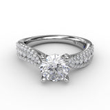 18Kt White Gold Bridal Engagement Rings