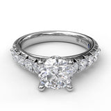 18Kt White Gold Bridal Engagement Rings