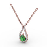 14Kt Rose Gold  Color Fashion Pendants