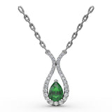 14Kt White Gold  Color Fashion Pendants