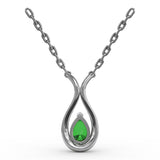 14Kt White Gold  Color Fashion Pendants