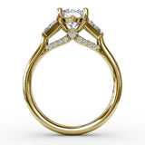 14Kt Yellow Gold Bridal Engagement Rings