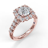 14Kt Rose Gold Bridal Engagement Rings