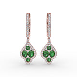 14Kt Rose Gold Color Fashion Earrings