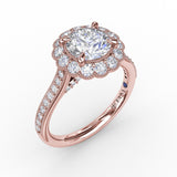 18Kt Rose Gold Bridal Engagement Rings