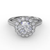 18Kt White Gold Bridal Engagement Rings