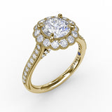 18Kt Yellow Gold Bridal Engagement Rings