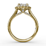 18Kt Yellow Gold Bridal Engagement Rings