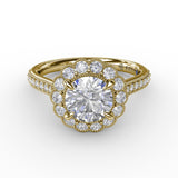 18Kt Yellow Gold Bridal Engagement Rings