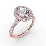 18Kt Rose Gold Bridal Engagement Rings