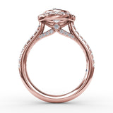 18Kt Rose Gold Bridal Engagement Rings