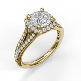 18Kt Yellow Gold Bridal Engagement Rings