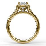 18Kt Yellow Gold Bridal Engagement Rings